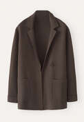 Knitted blazer, Coffee, webstill