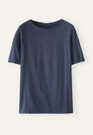 Garment-dyed T-shirt, Midnight, webstill