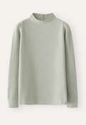 Funnel-neck sweater, Frosted sage, webstill