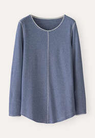 Striped top, Midnight white, webstill