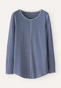 Striped top, Midnight white, webstill