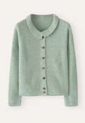Collared cardigan, Mint aqua, webstill
