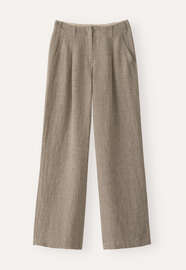 Pleat-front trousers, Natural fern, webstill