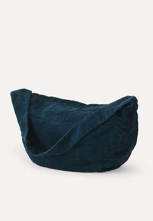 Shoulder bag, Green petrol, webstill