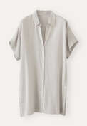 Striped tunic, Chambray ecru, webstill