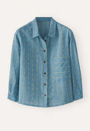 Striped shirt, Soft teal, webstill