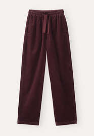 Elasticated trousers, Claret, webstill