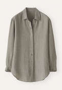 Textured weave overshirt, Dark bay, webstill