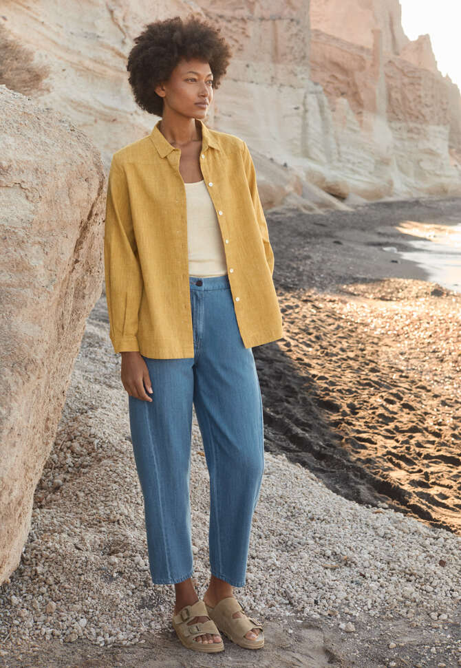Indigo-dyed jeans, Washed indigo, completeTheLook
