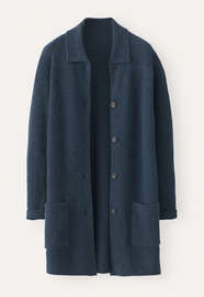 Coatigan, Petrol blue, webstill