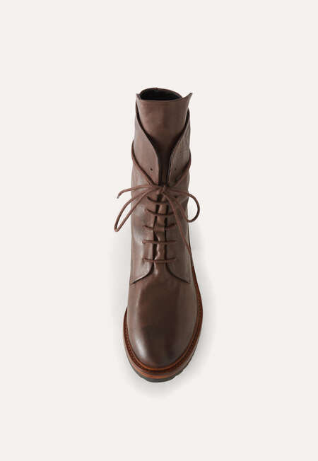 Lace-up boots, Dark brown, completeTheLook
