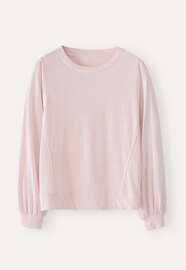 Long-sleeve jersey top, Ice rose, webstill