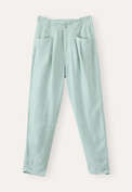 Tapered trousers, Soft aqua, webstill