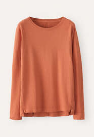 Long-sleeve top, Soft orange, webstill