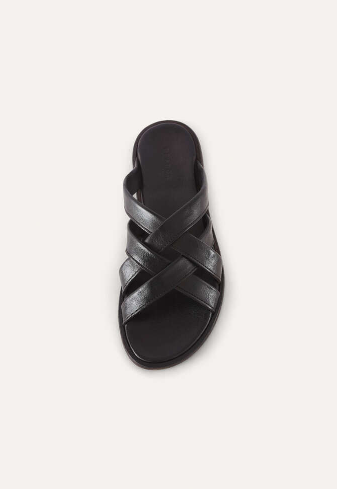 Lattice sandals, Dark brown, completeTheLook