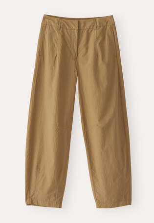 Darted-hem trousers, Olive tan, webstill