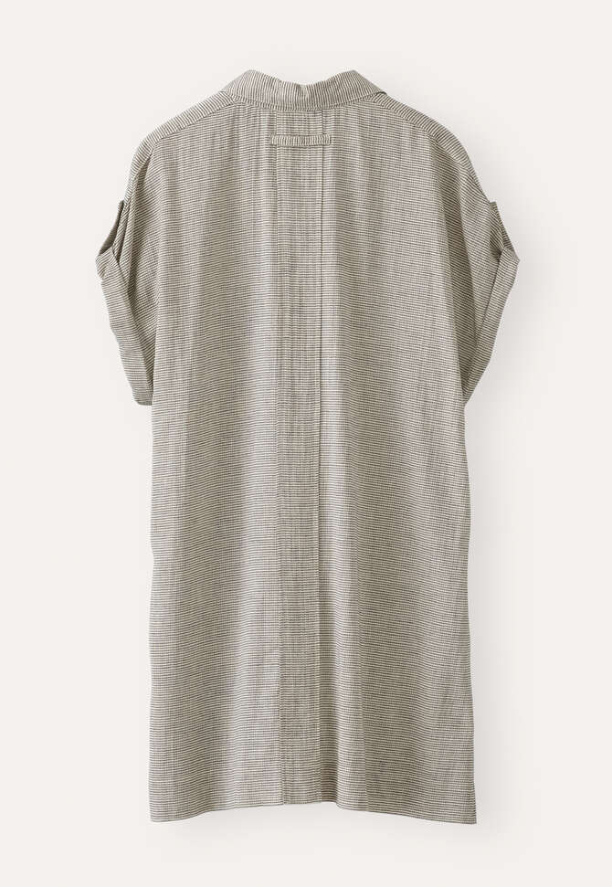 Striped tunic, Black ecru, completeTheLook