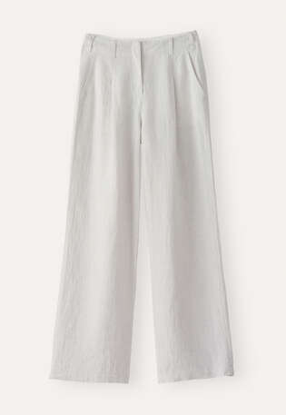 Pleat-front trousers, Ice grey, webstill