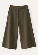 Tailored culottes, Dark moss, webstill