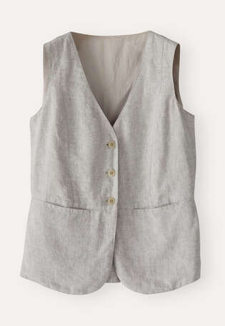 Waistcoat, Pale mink, webstill