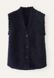 Knitted waistcoat, Petrol ink, webstill