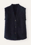 Knitted waistcoat, Petrol ink, webstill