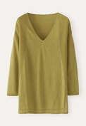 V-neck sweater, Green wheat, webstill