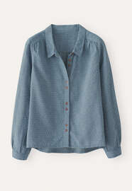 Dash-weave shirt, Pale denim, webstill