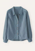 Dash-weave shirt, Pale denim, webstill