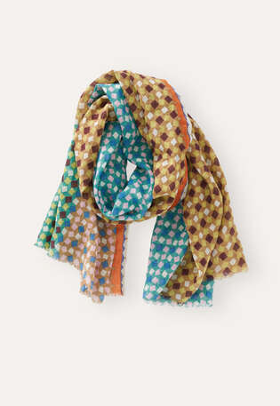 Printed scarf, Agate, webstill