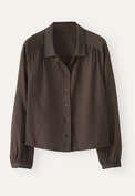 Checked blouse, Midnight coral, webstill