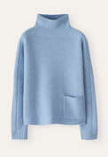 Dolman-sleeve sweater, Aqua sky, webstill