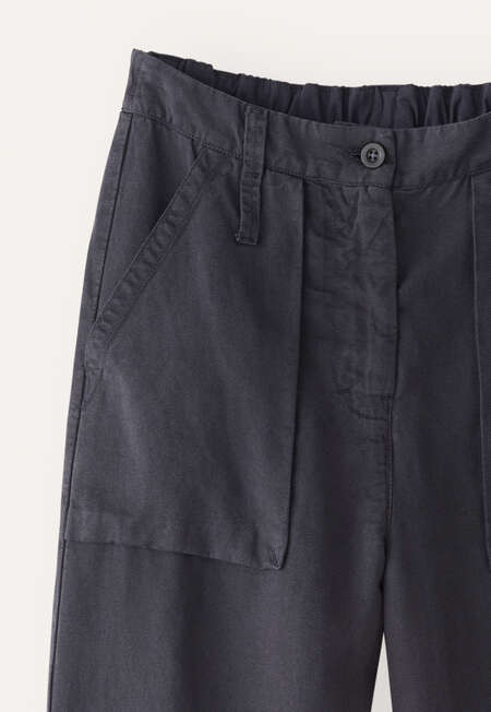 Indigo-dyed shorts, Dark denim, completeTheLook