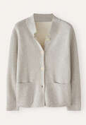 Double-knit jacket, Grey cream, webstill