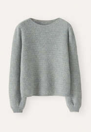 Tuck-stitch sweater, Frosted blue, webstill