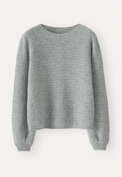 Tuck-stitch sweater, Frosted blue, webstill