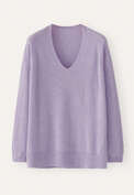 V-neck sweater, Soft lavender, webstill