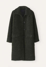 Raglan-sleeve coat, Dark forest, webstill