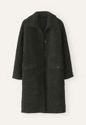 Raglan-sleeve coat, Dark forest, webstill