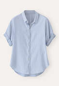 Short-sleeve shirt, Pale cornflower, webstill