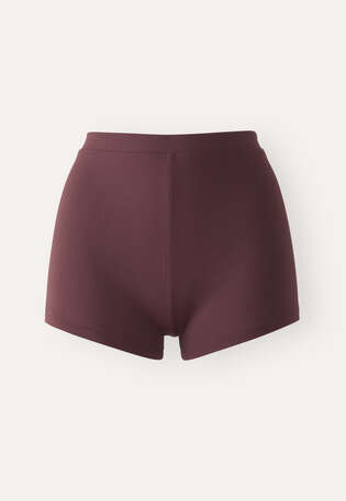 Swim shorts, Damson, webstill