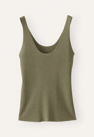 Knitted vest, Moss taupe, webstill