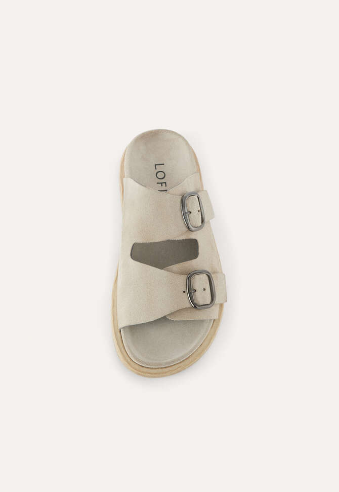 Double-buckle sandals, Magnolia, completeTheLook
