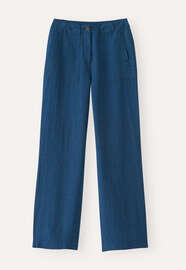 Straight-leg trousers, Blue black, webstill