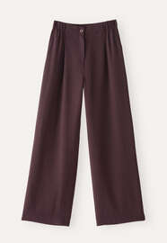 Tailored wide-leg trousers, Claret, webstill