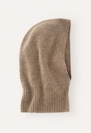Hooded snood, Latte, webstill