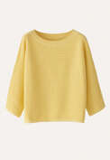 Boat-neck sweater, Lemon, webstill