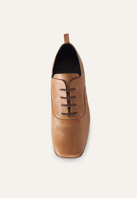 Square-toe shoes, Tan, completeTheLook