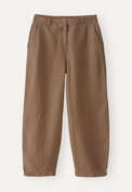 Barrel-leg trousers, Walnut, webstill