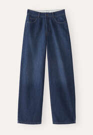 Straight-leg jeans, Dark mid wash, webstill